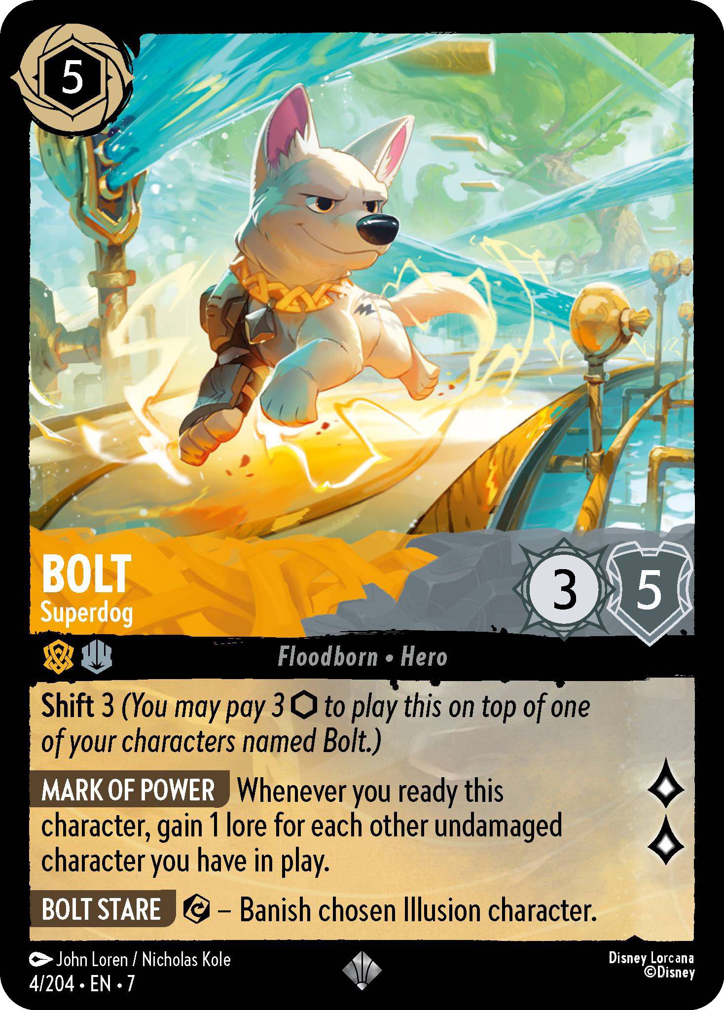 Island non-foil – Lorcana Bolt - Superdog - 4/204 [Archazia's Island] [Non-Foil]
