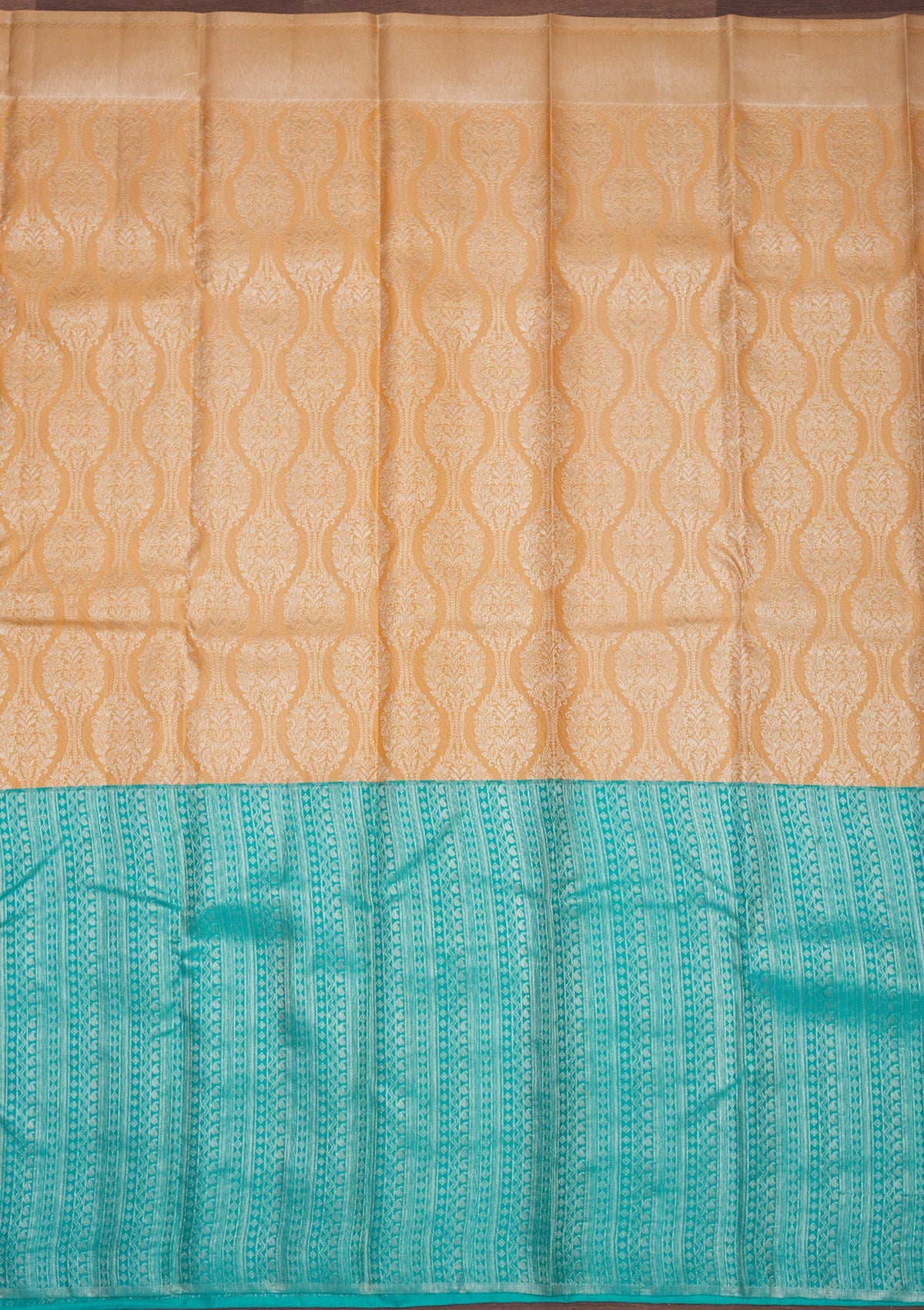 Koskii Sky Blue Zariwork Pure Silk Saree – Women's - view 6