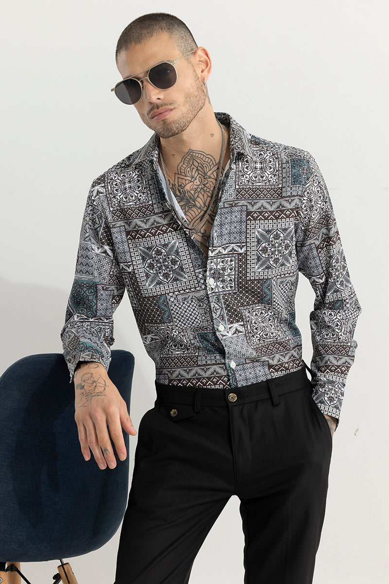 SNITCH SpectrumSculpt Dark Grey Shirt - view 3
