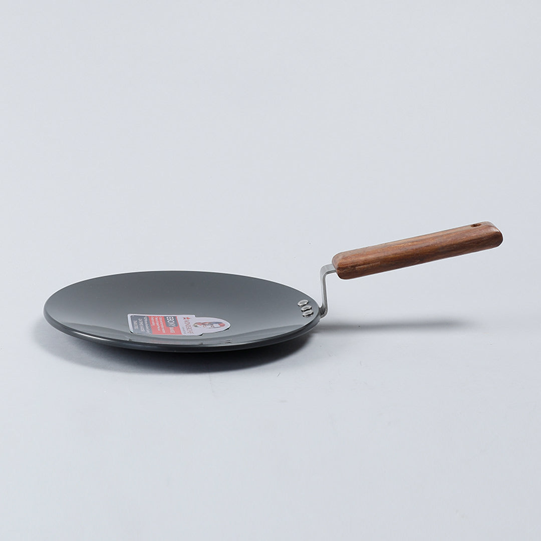 Wonderchef Ebony 25 cm Roti Tawa | Wooden Handle With Rivets - view 8