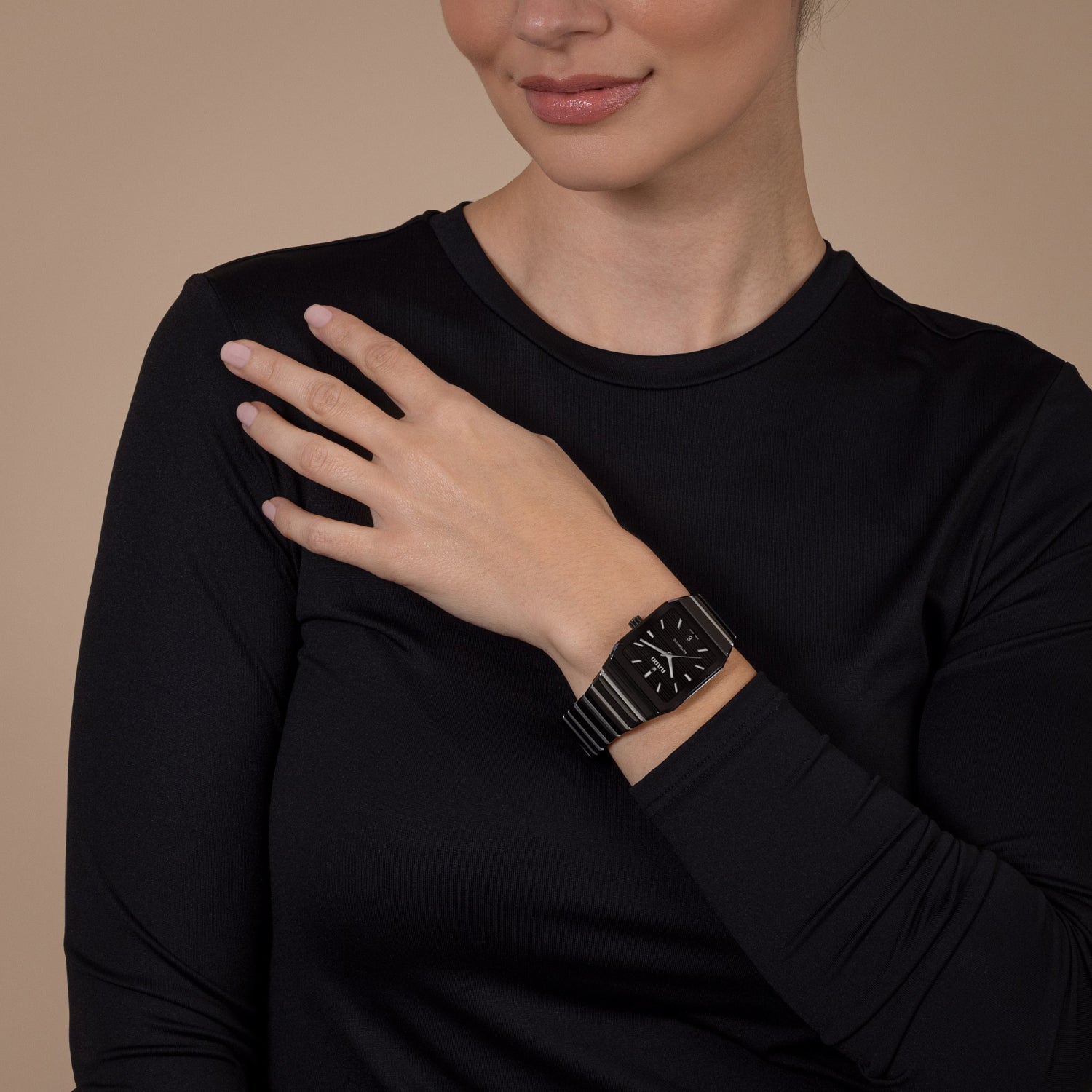 Rado Anatom Unisex Automatic Black Dial Analog Stainless Steel Watch R10201152 - view 7