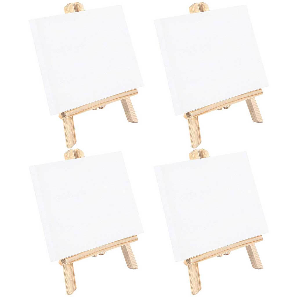 Artnery Mini Canvas With Wooden Easel - view 3
