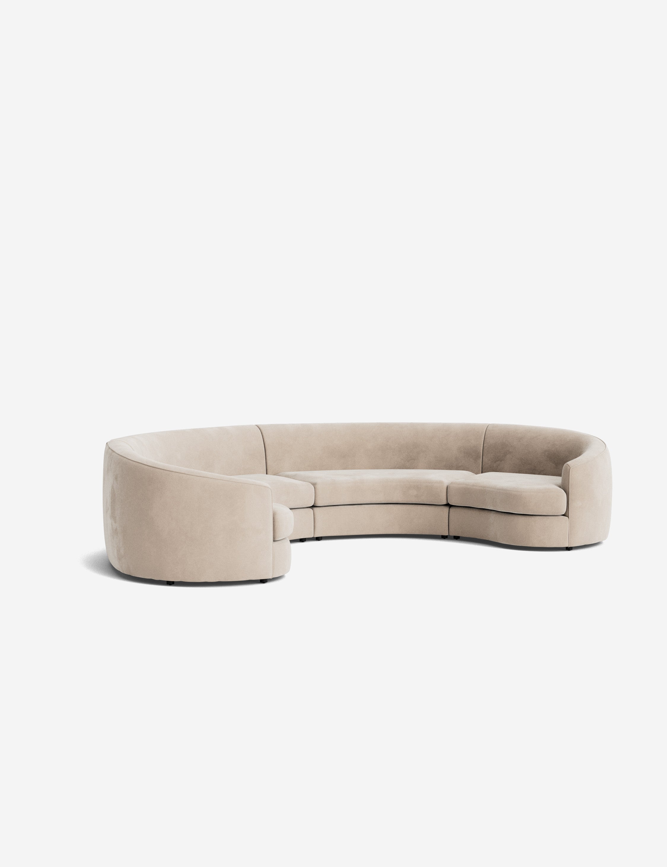 Lulu and Georgia Imada Modular Curved Sectional Sofa - view 230