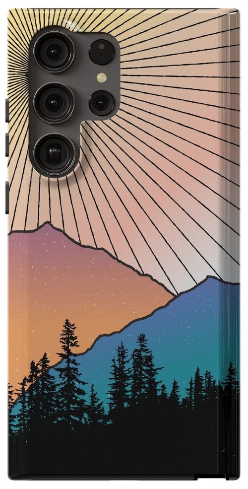 Casetry Golden Hour | Mountain Sunset Samsung Case