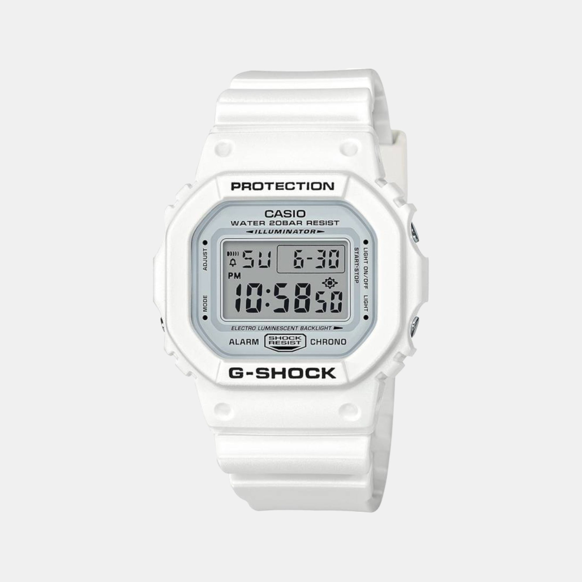 Casio G-Shock Men Quartz Grey Dial Digital Resin Watch G844