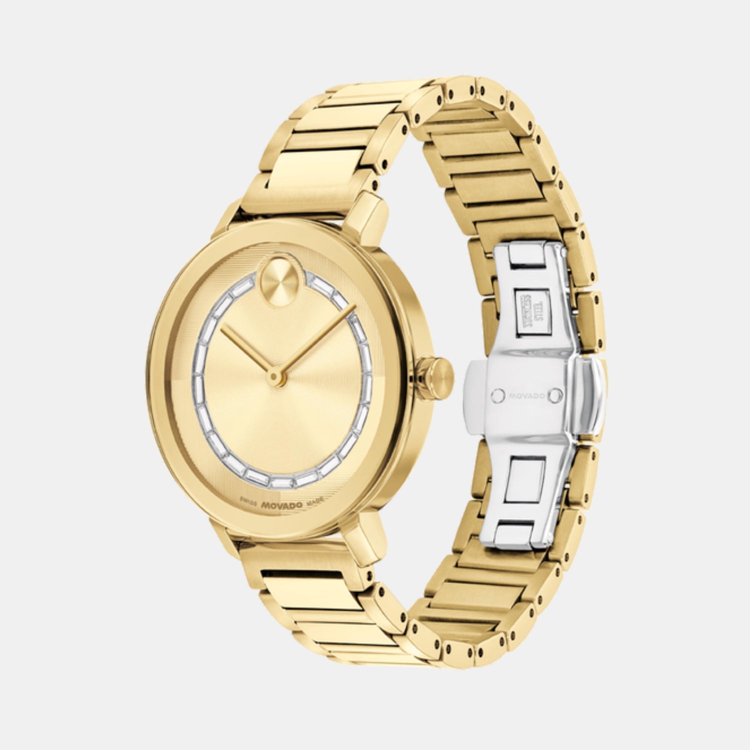 Movado Bold Evolution 2.0 Women Quartz Gold Dial Analog Stainless Steel Watch 3601218 - view 2