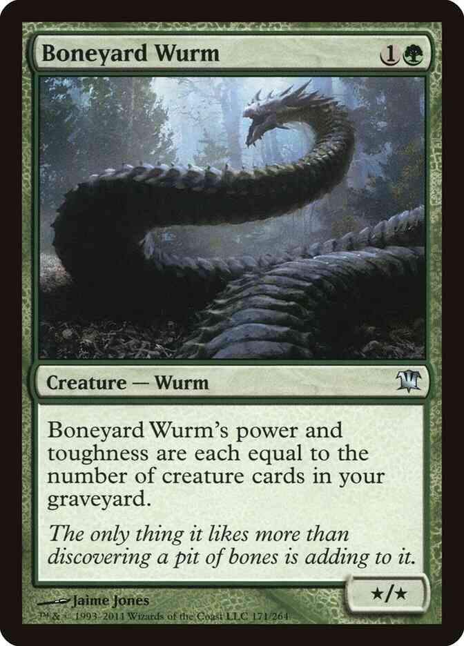 Boneyard wurm 171 – Magic Boneyard Wurm [171] [Innistrad] [Non-Foil]