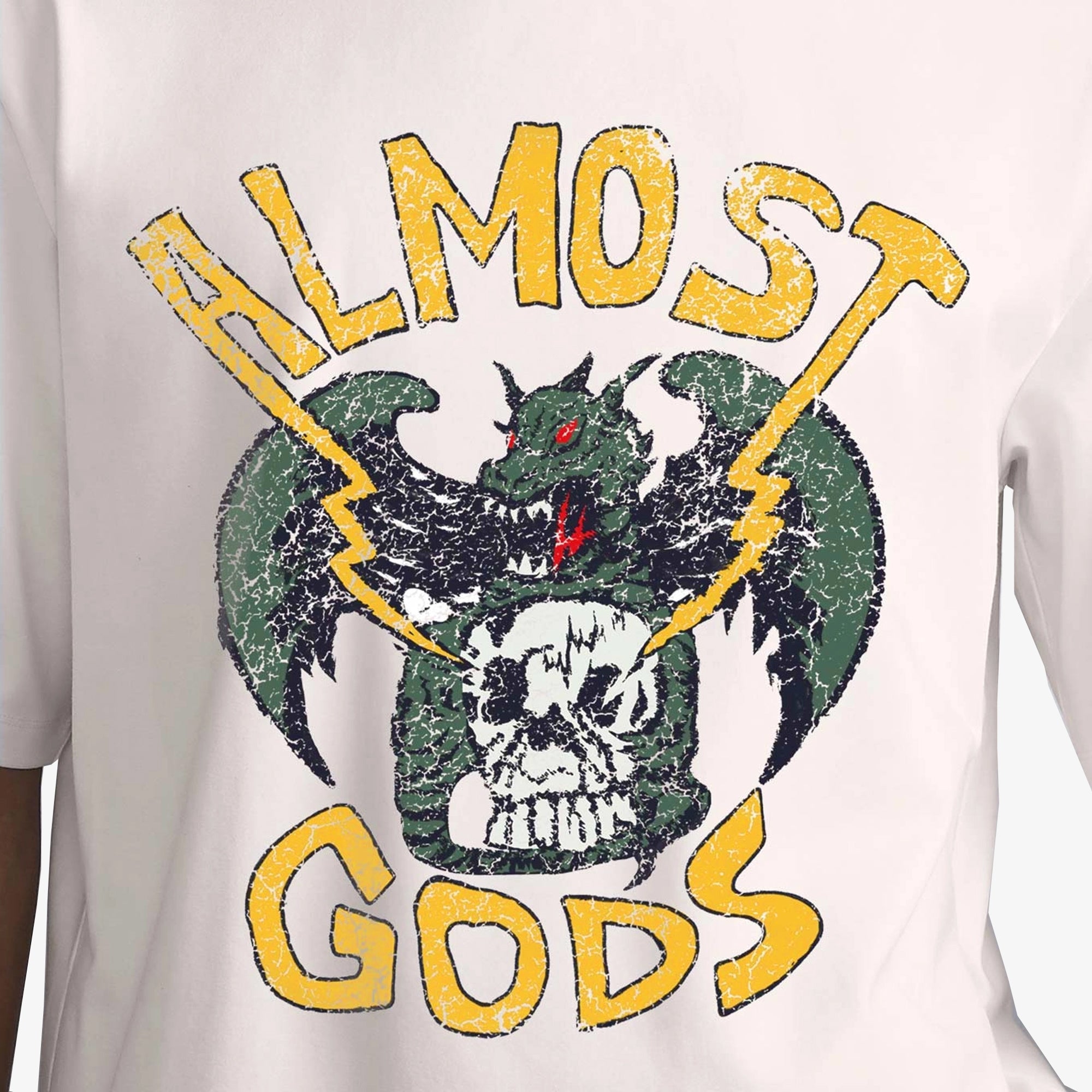 Almost Gods | Almost Gods Recon Tee { Off White - view 5