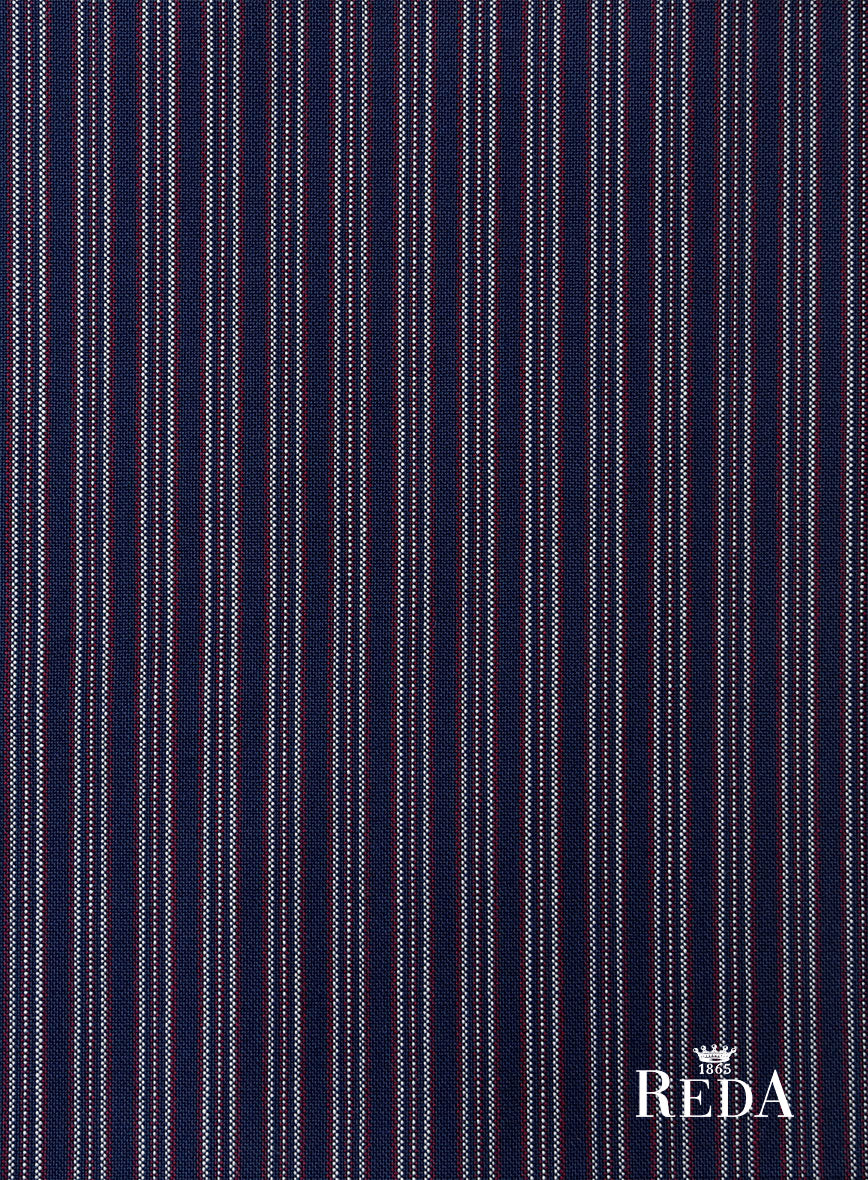 StudioSuits Reda Bravon Navy Blue Stripe Wool Jacket - view 3