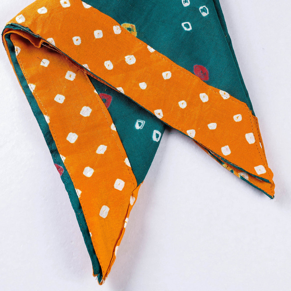 NOORI BAZAR Bandhani Tie-dye Cotton Bandana - view 2