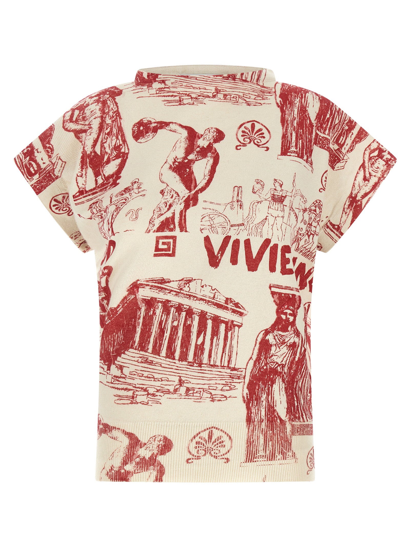 Vivienne westwood t-shirts – Vivienne Westwood Justine Top – 85% cotton 15% cashmere