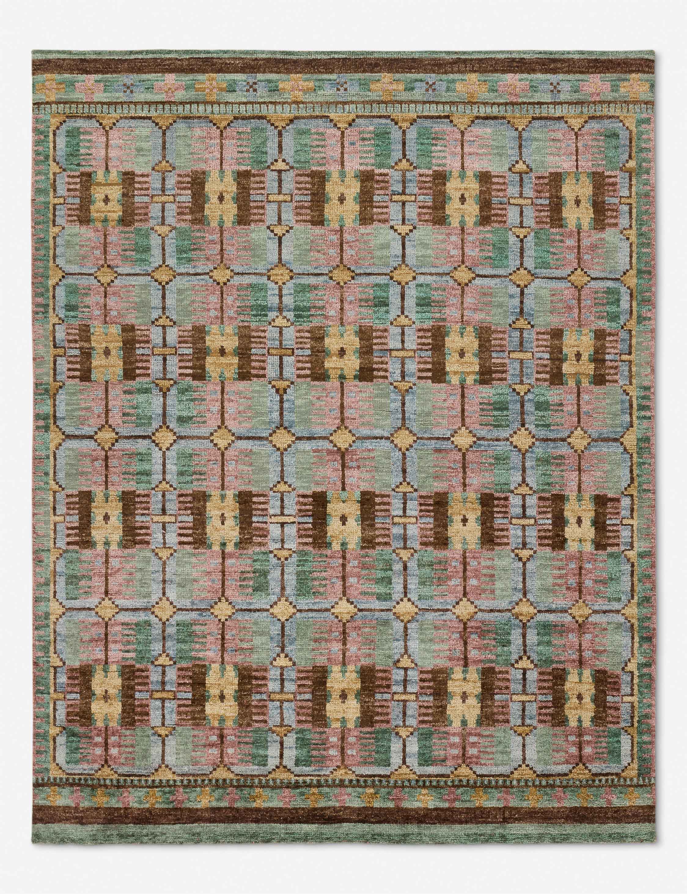 Lulu and Georgia Ilse Hand-Knotted Wool Rug – Brown