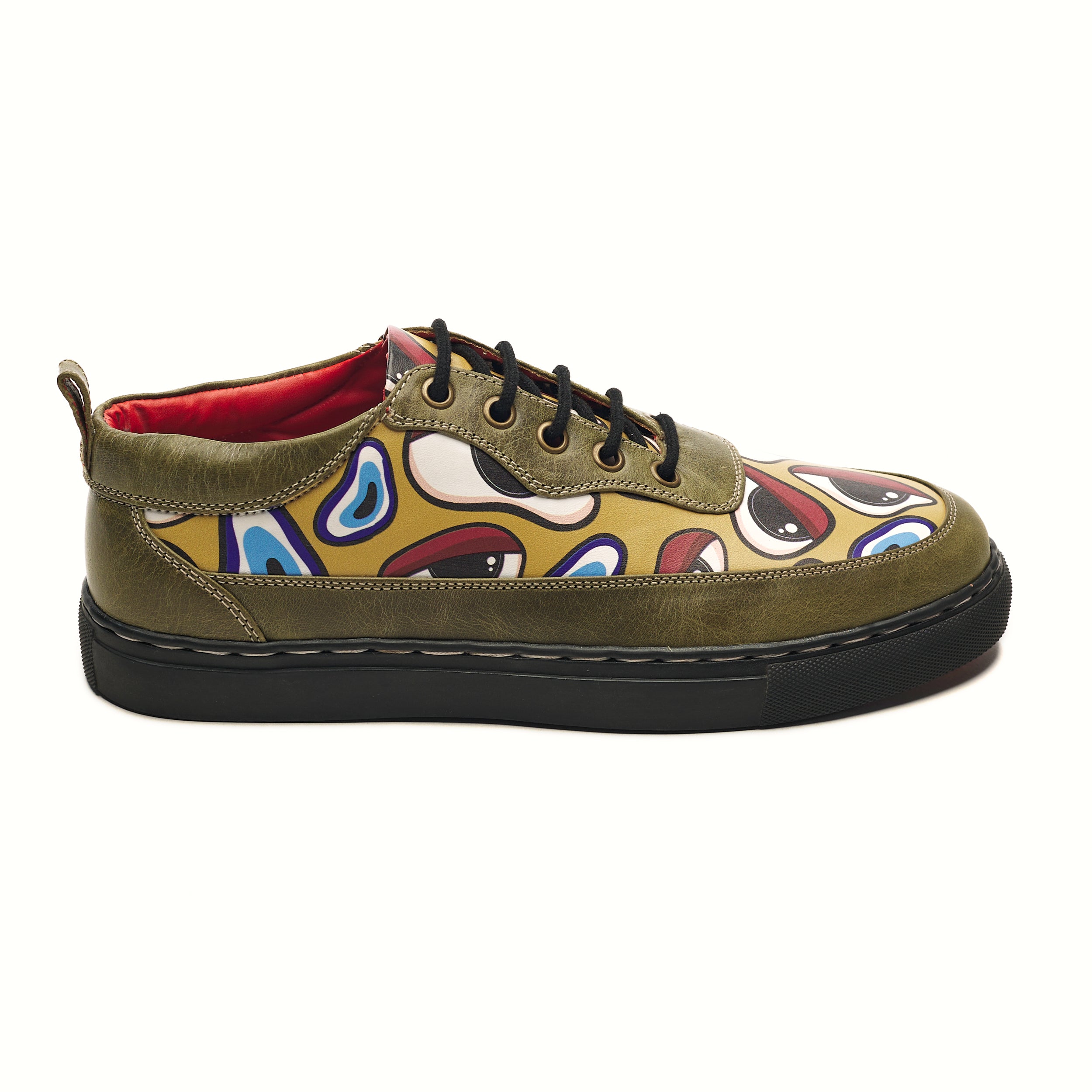 Banjaaran India ‘Nazar’ Sneake_r for Women – Mustard (discontinued) - view 3