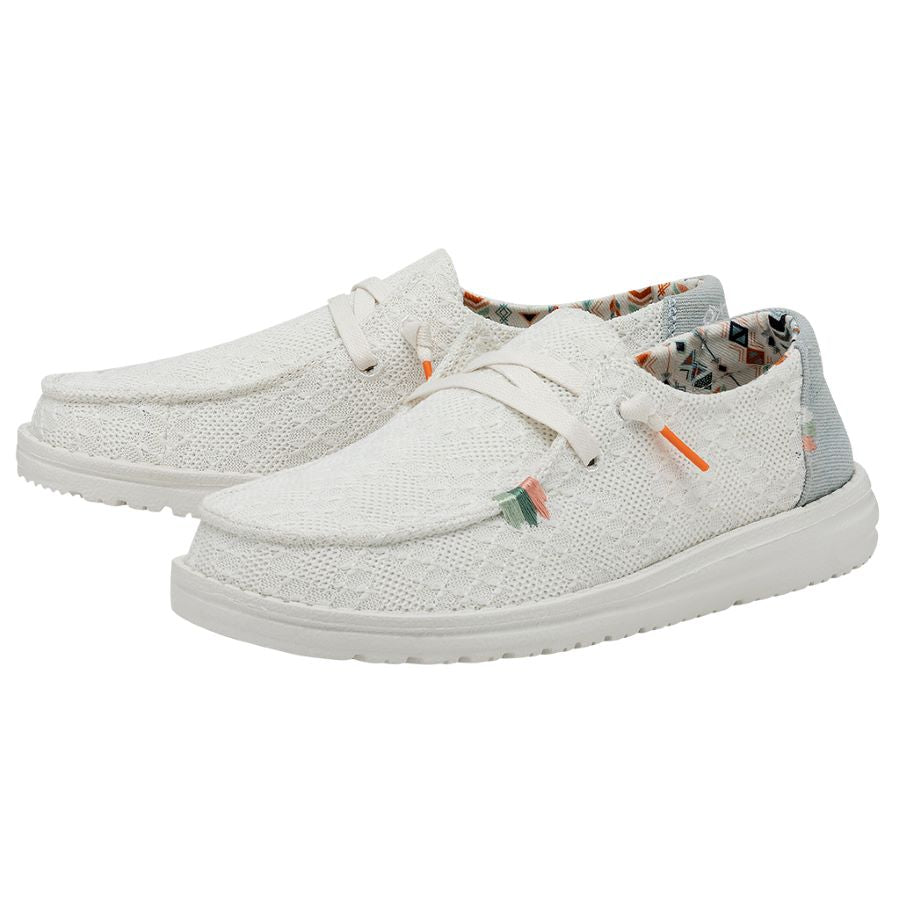 HEYDUDE shoes Wendy Boho - White Crochet – Women's - view 2