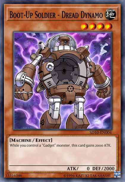 Yu-Gi-Oh! Boot-Up Soldier - Dread Dynamo - SD10-EN004 - Common - Unlimited