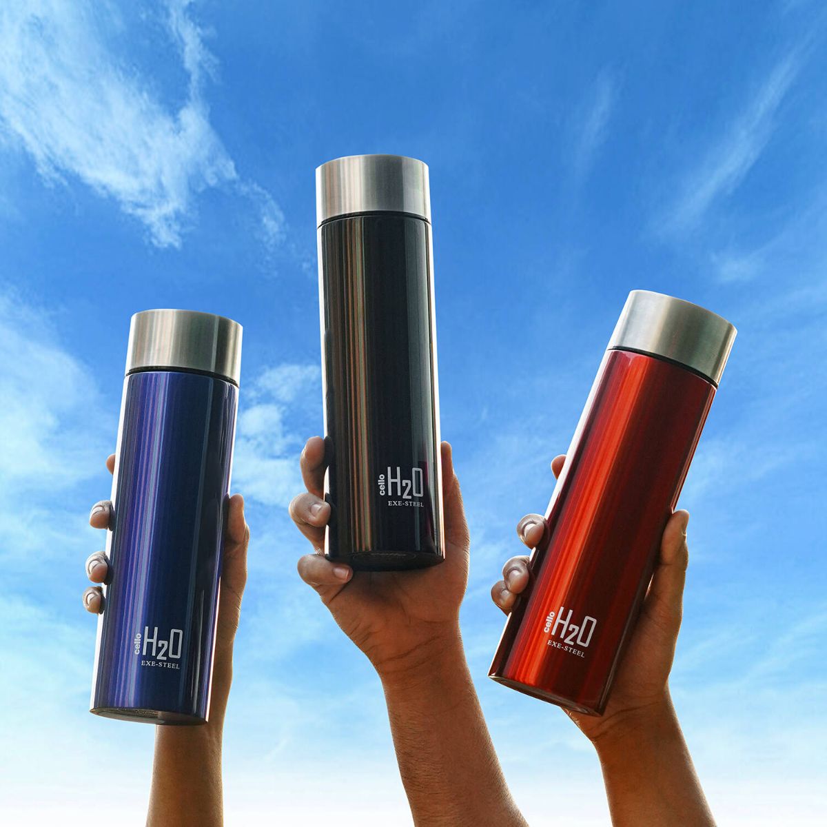 Cello H2O Stainless Steel Water Bottle, 1000ml - view 8