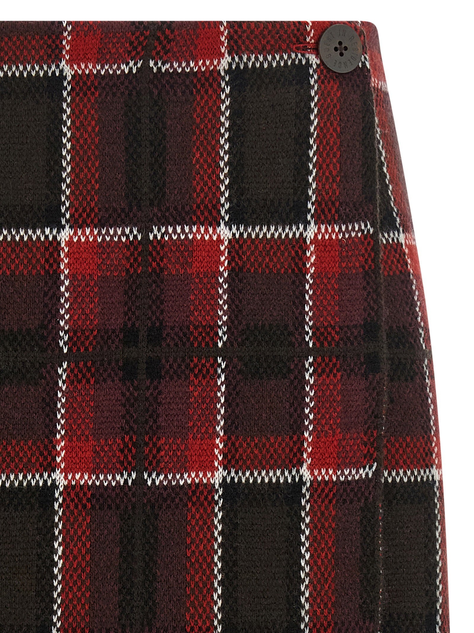 Guest In Residence Tartan Skirt – 70% wool 30% cachemire - view 3