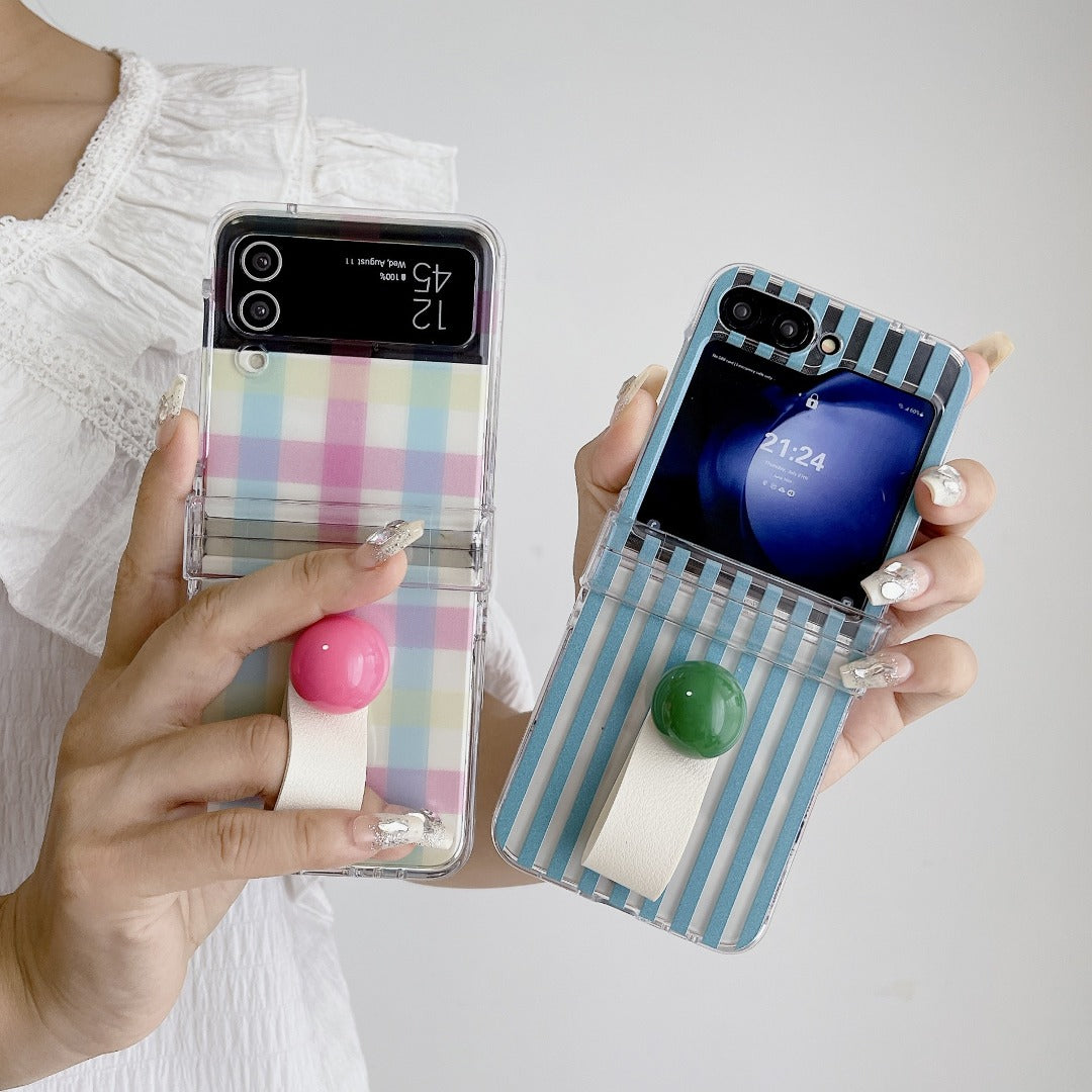 Peeperly Stylish Plaid Ring Grip Case - Samsung - view 2