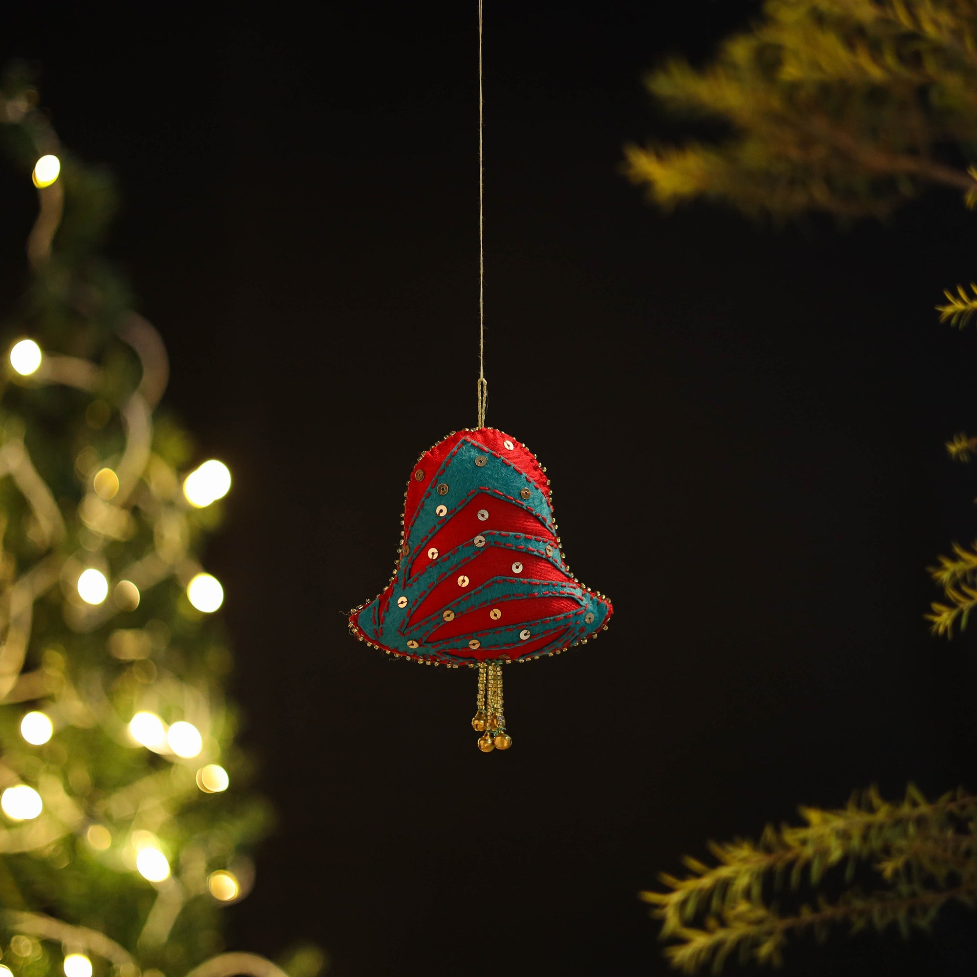 WITH LOVE BY KANIKA Bell Felt Ornament - Handmade Christmas Decor 35 - view 2