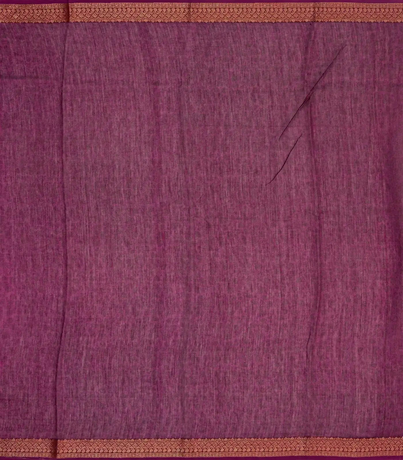 RmKV Magenta Woven Chanderi Cotton Saree With Printed Floral Motifs - view 4