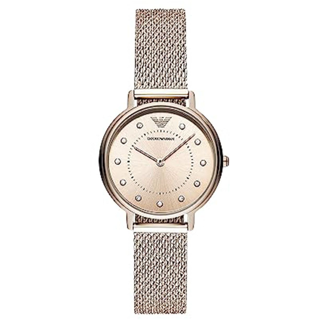 Emporio Armani Kappa Rose Gold Dial Women 32mm - view 4