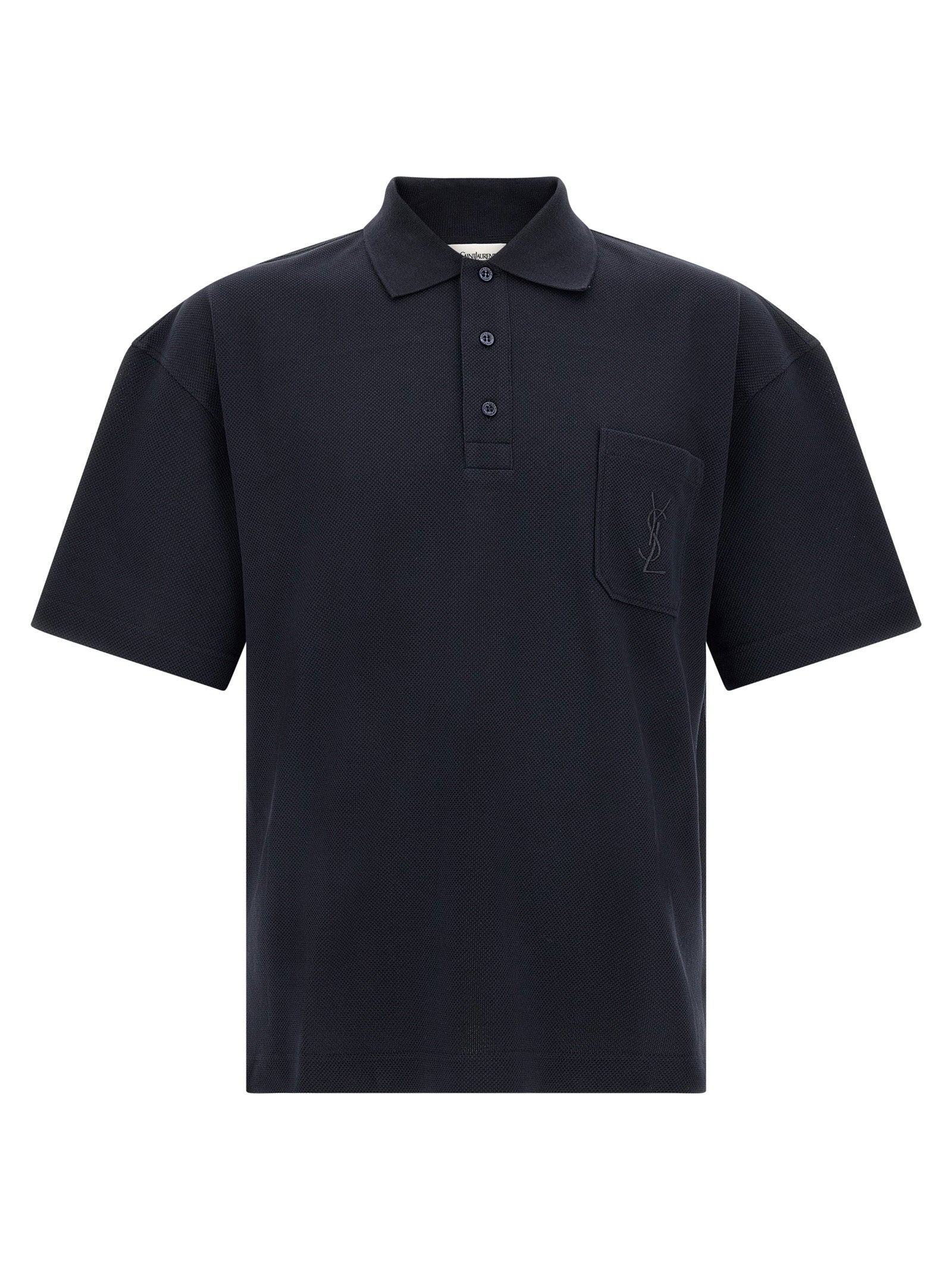Saint Laurent Cassandre Polo Shirt – 100% cotton