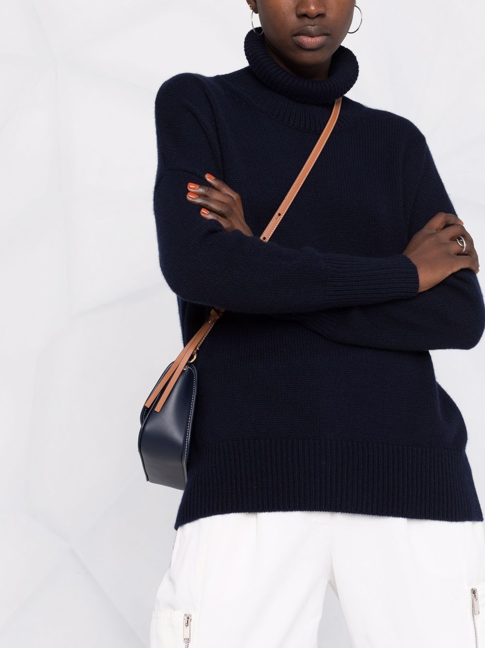 LISA YANG Sweaters NAVY – Cashmere 100 % - view 2