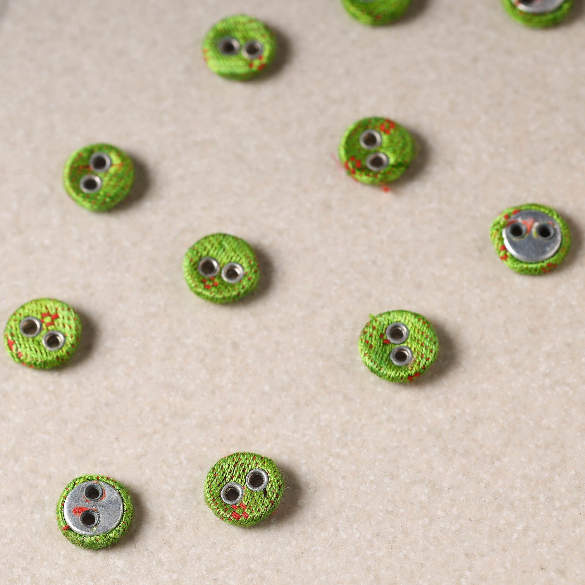 BUTTON BAAZ 1cm Buttonbaaz Handmade Button Small (Set of 12) 35 - view 2