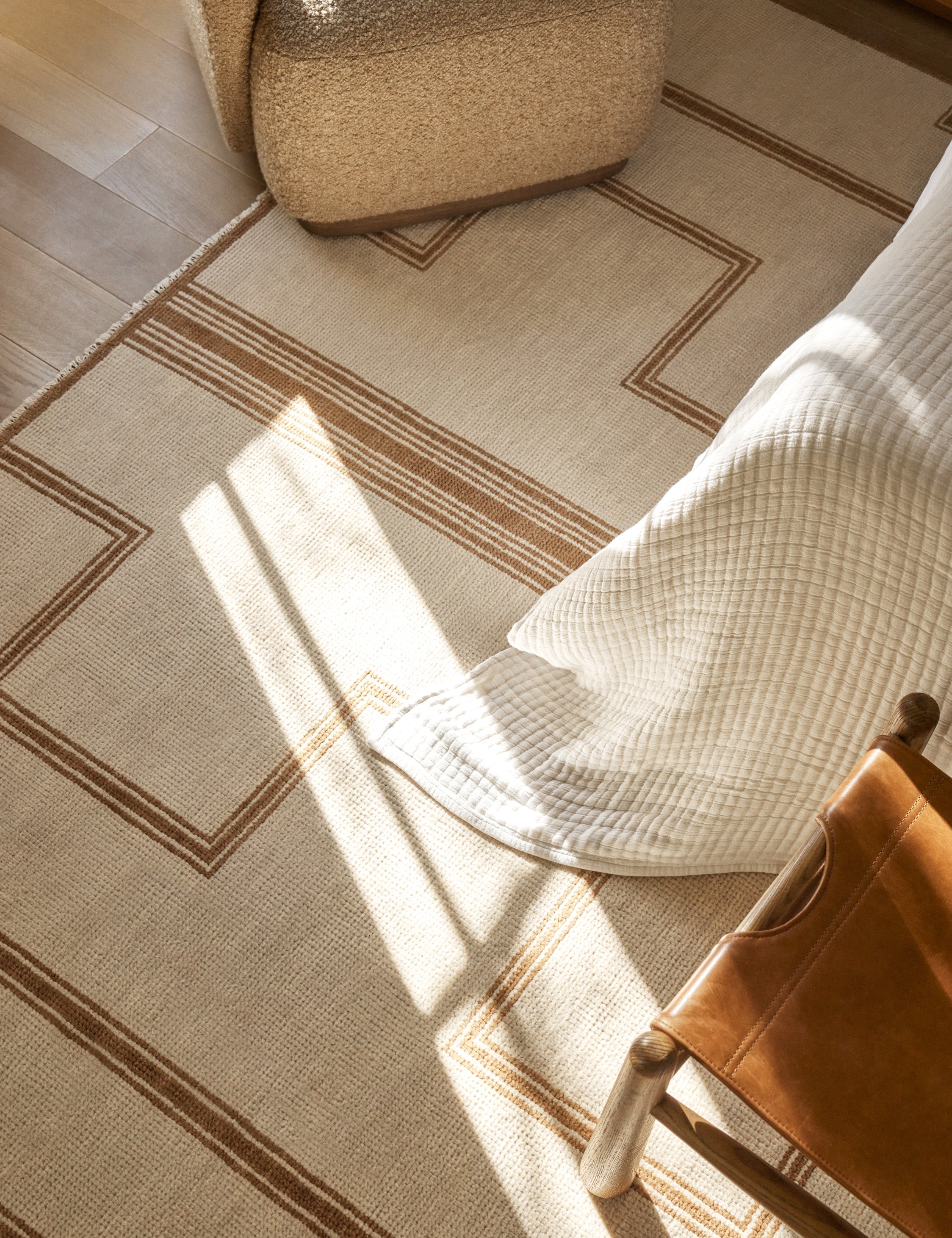 Lulu and Georgia Safir Hand-Knotted Wool Rug - view 3