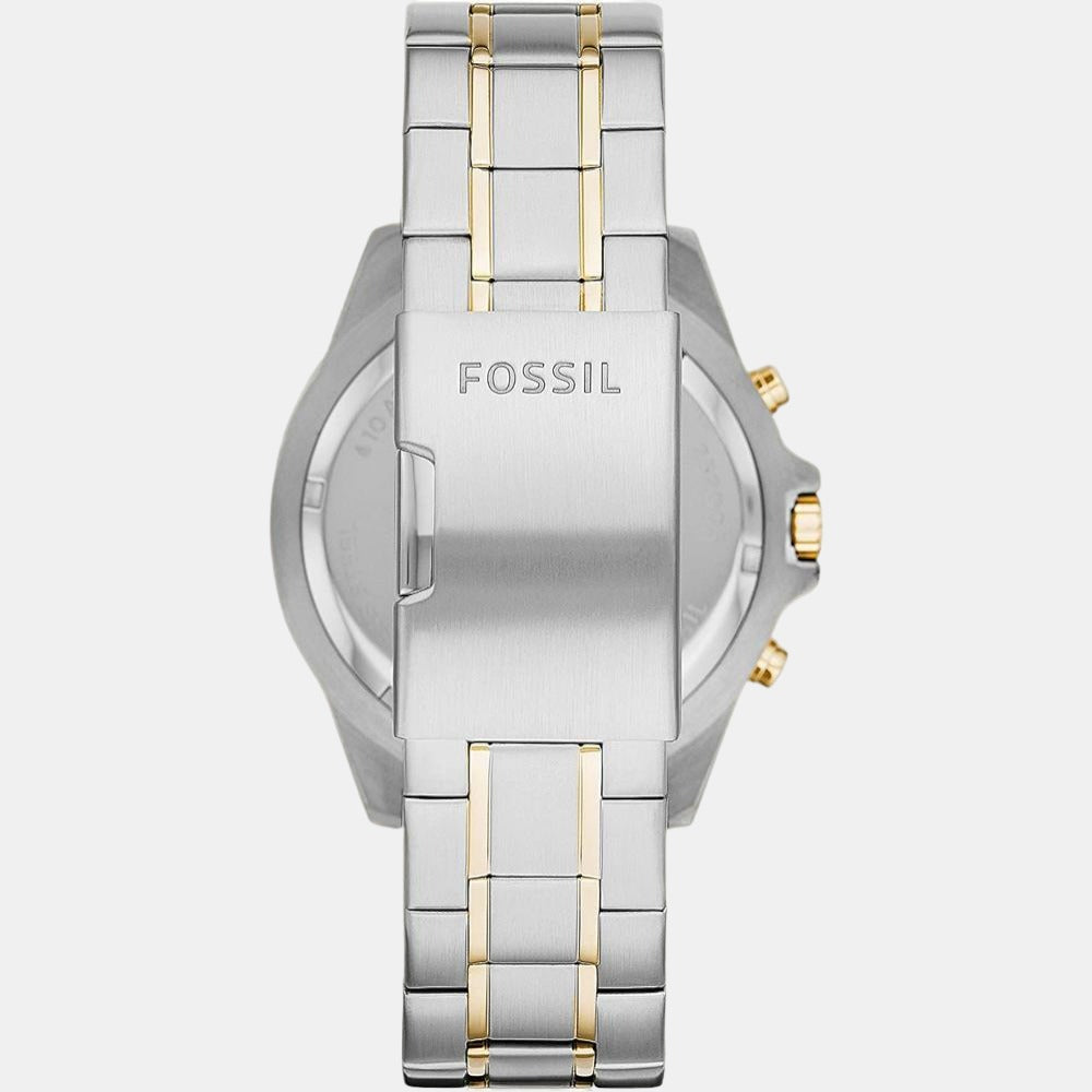 Fossil Garrett Men Quartz Black Dial Chronograph Stainless Steel Watch FS5771 - view 2