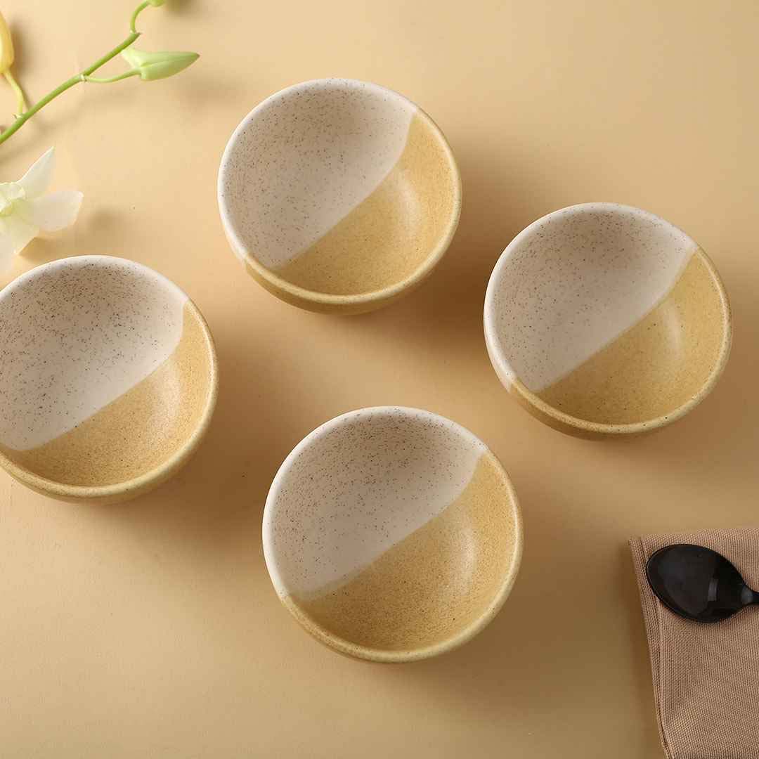 Wonderchef Teramo Yellow Veg Bowl set of 4 - view 5
