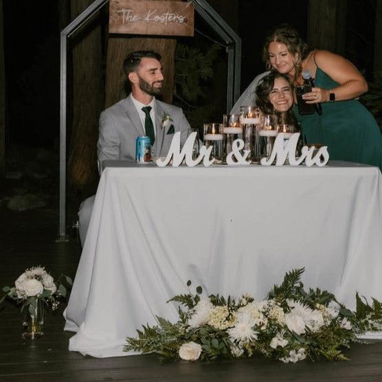 fiftyflowers.com Modern White and Green Forest Wedding - view 2