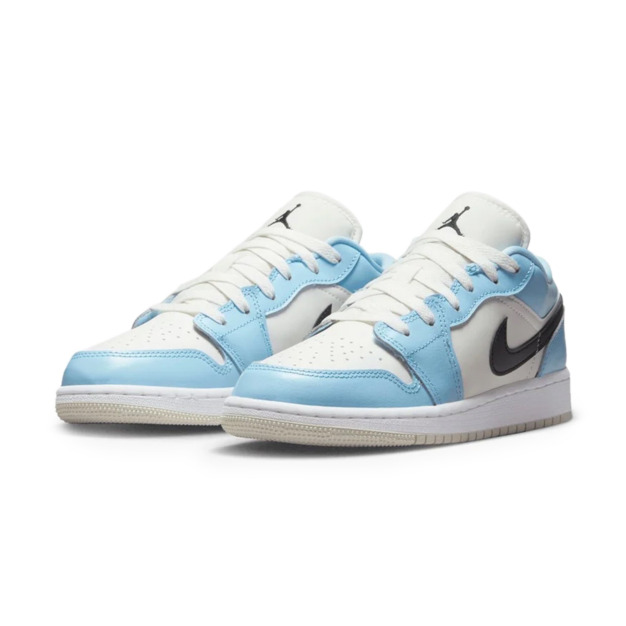 Air Jordan 1 Low Ice Blue Black (GS) - view 2