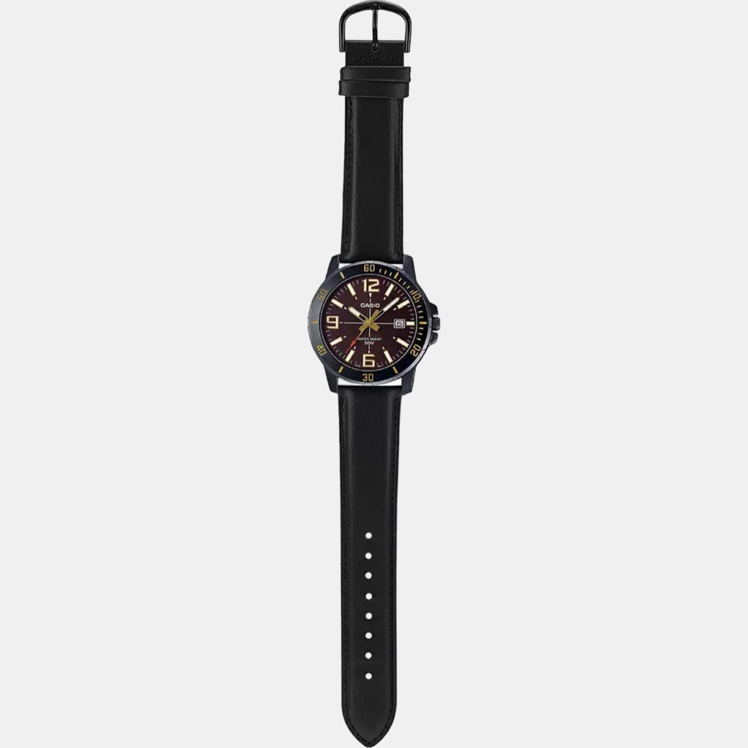 Casio Enticer Men Quartz Brown Dial Analog Stainless Steel Watch A1983 - view 6