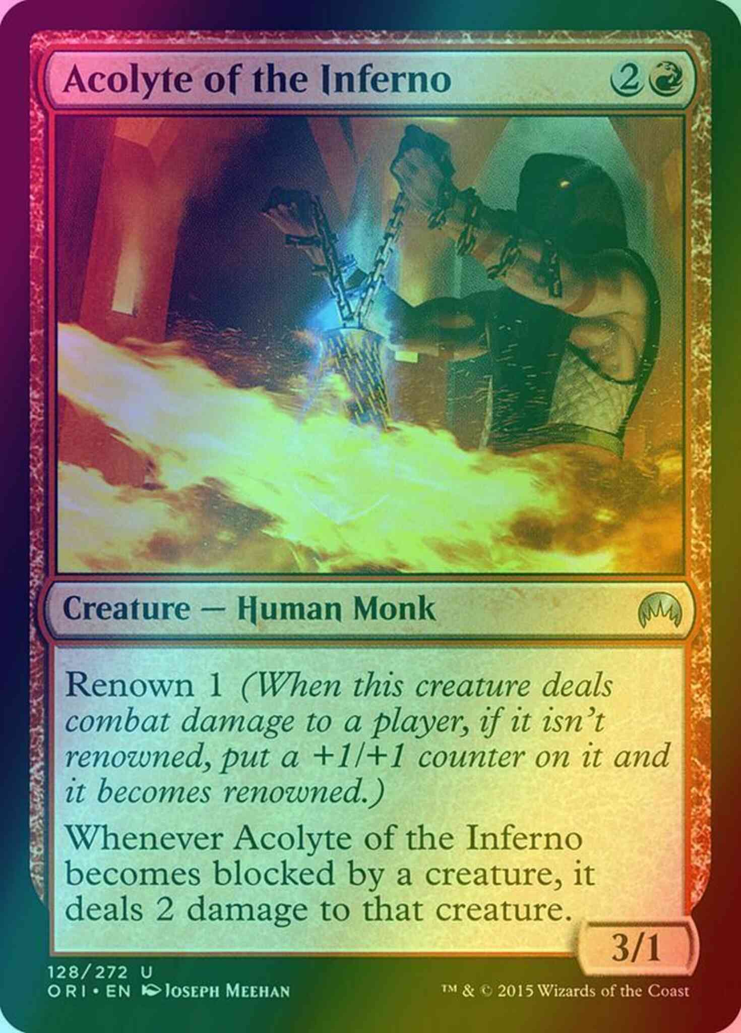 Inferno 128 magic – Acolyte of the Inferno [128] [Magic Origins] [Foil]