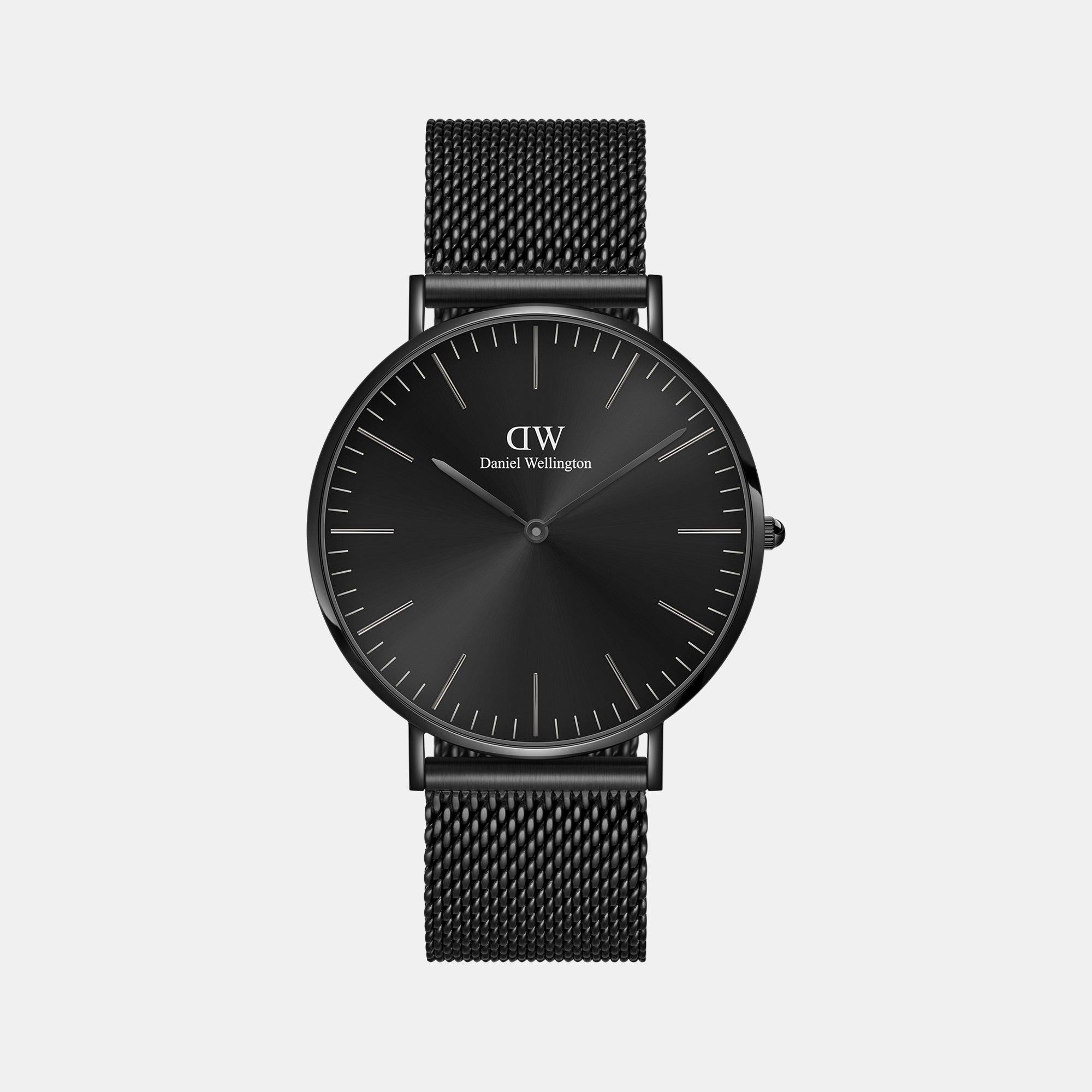 Daniel Wellington Classic Men Quartz Black Dial Analog Stainless Steel Watch DW00100632K