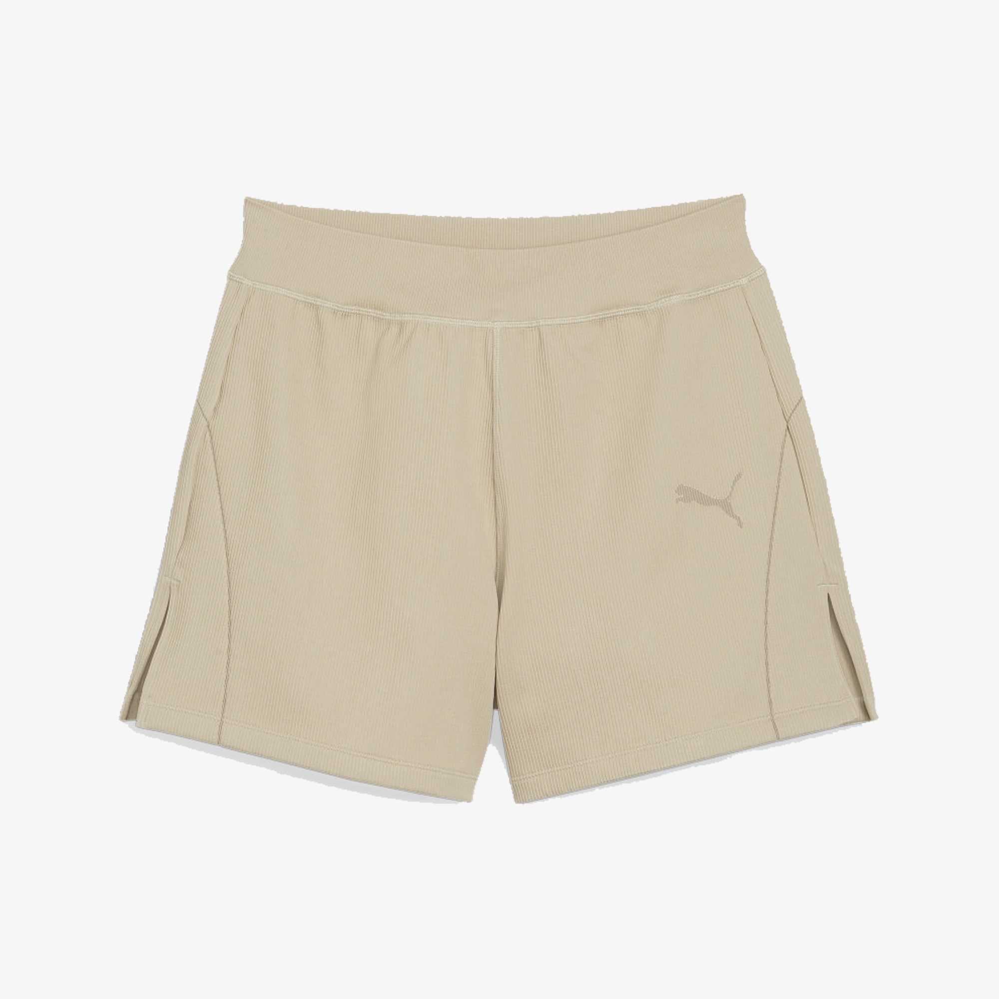 Puma | DARE TO MUTED MOTION FLARED SHORTS { ALMOND