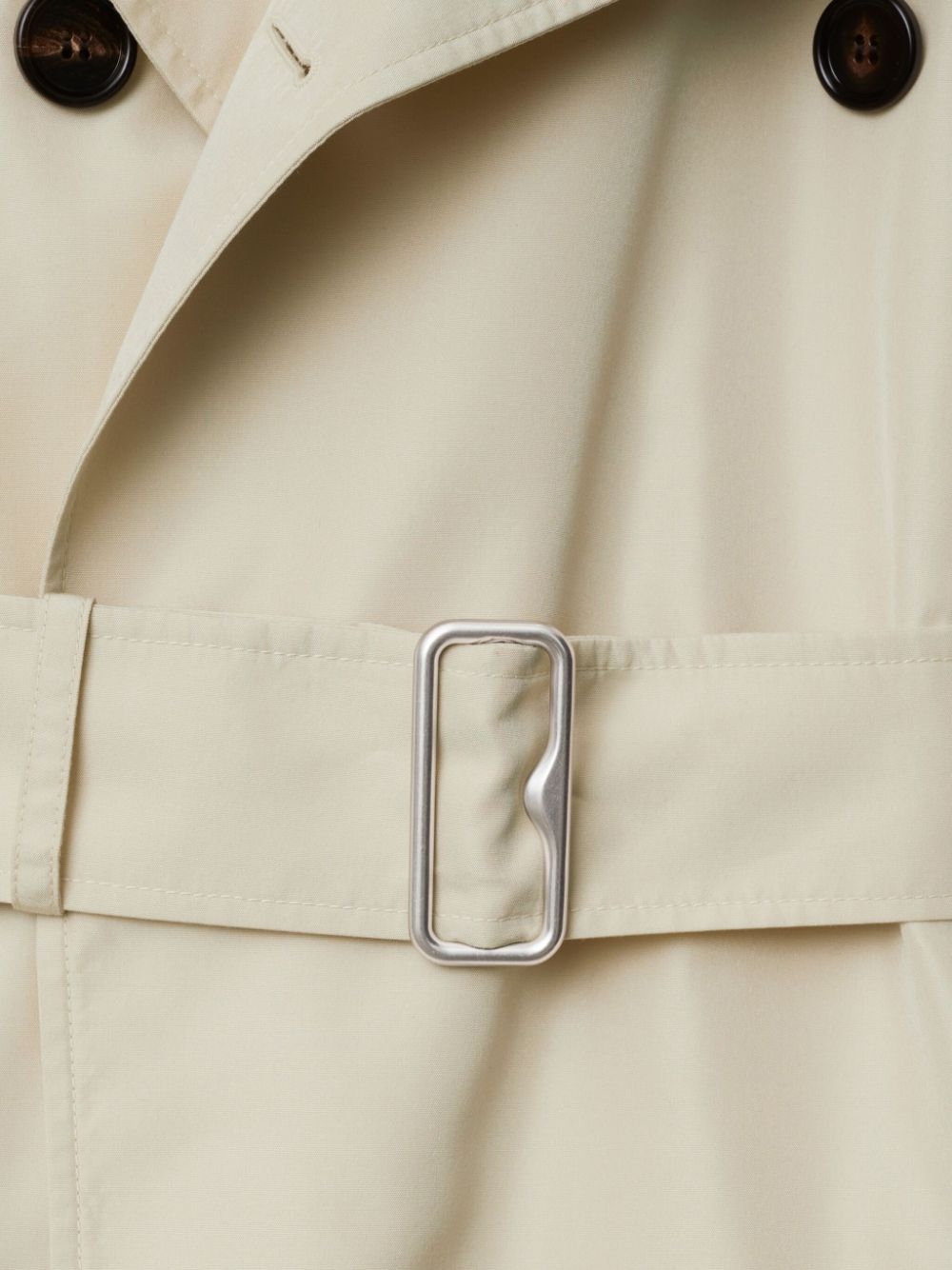 Burberry Short silk trench coat - view 4