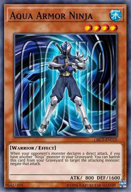 Yu-Gi-Oh! Aqua Armor Ninja - ORCS-EN015 - Common - 1st Edition