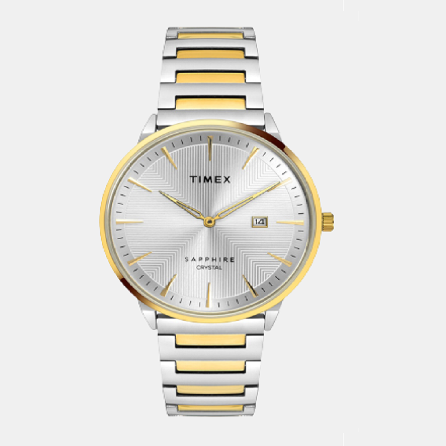 Timex Fashion Men Quartz Grey Dial Analog Stainless Steel Watch TWEG21904