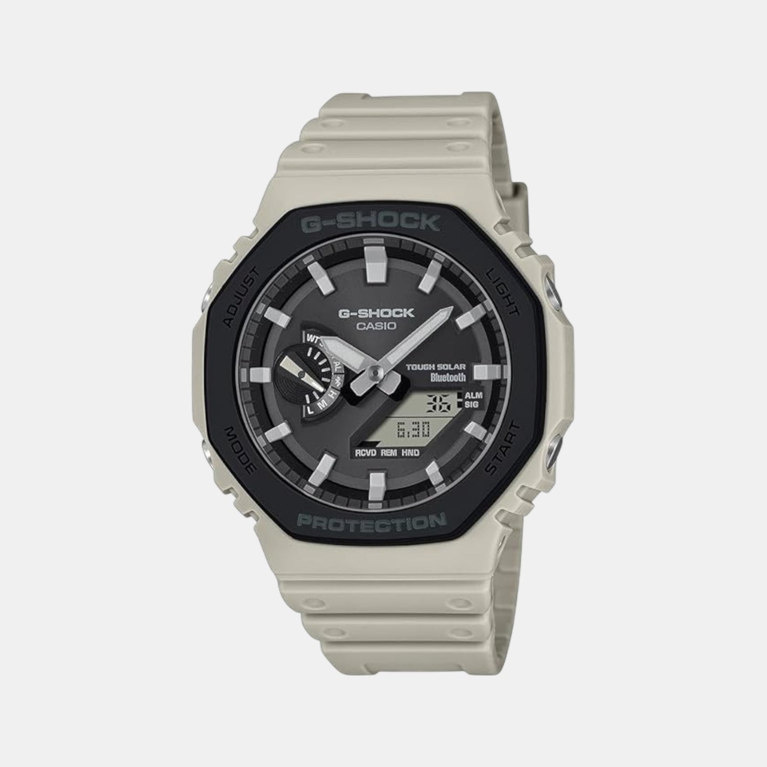 Casio G-Shock Men Quartz Grey Dial Analog-Digital Resin Watch G1648