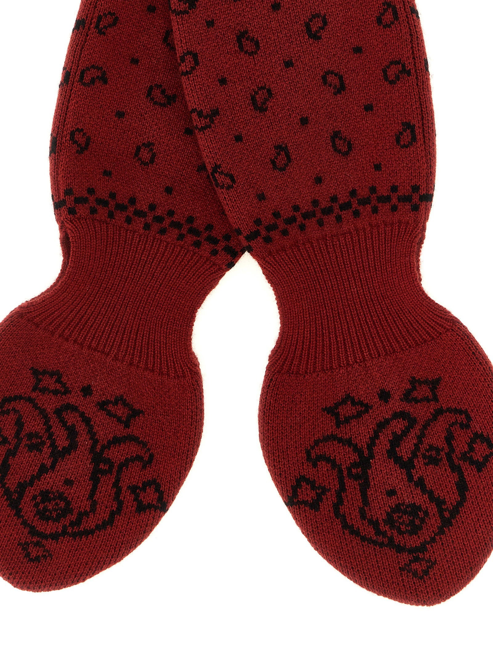 Guest In Residence Bandana Bowtie Scarf – 70% wool 30% cachemire - view 3