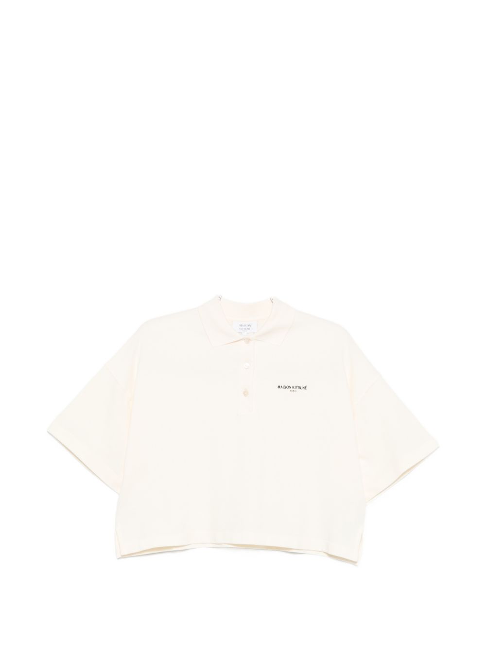 Maison Kitsuné Oversized cotton polo shirt – Organic Cotton 100%