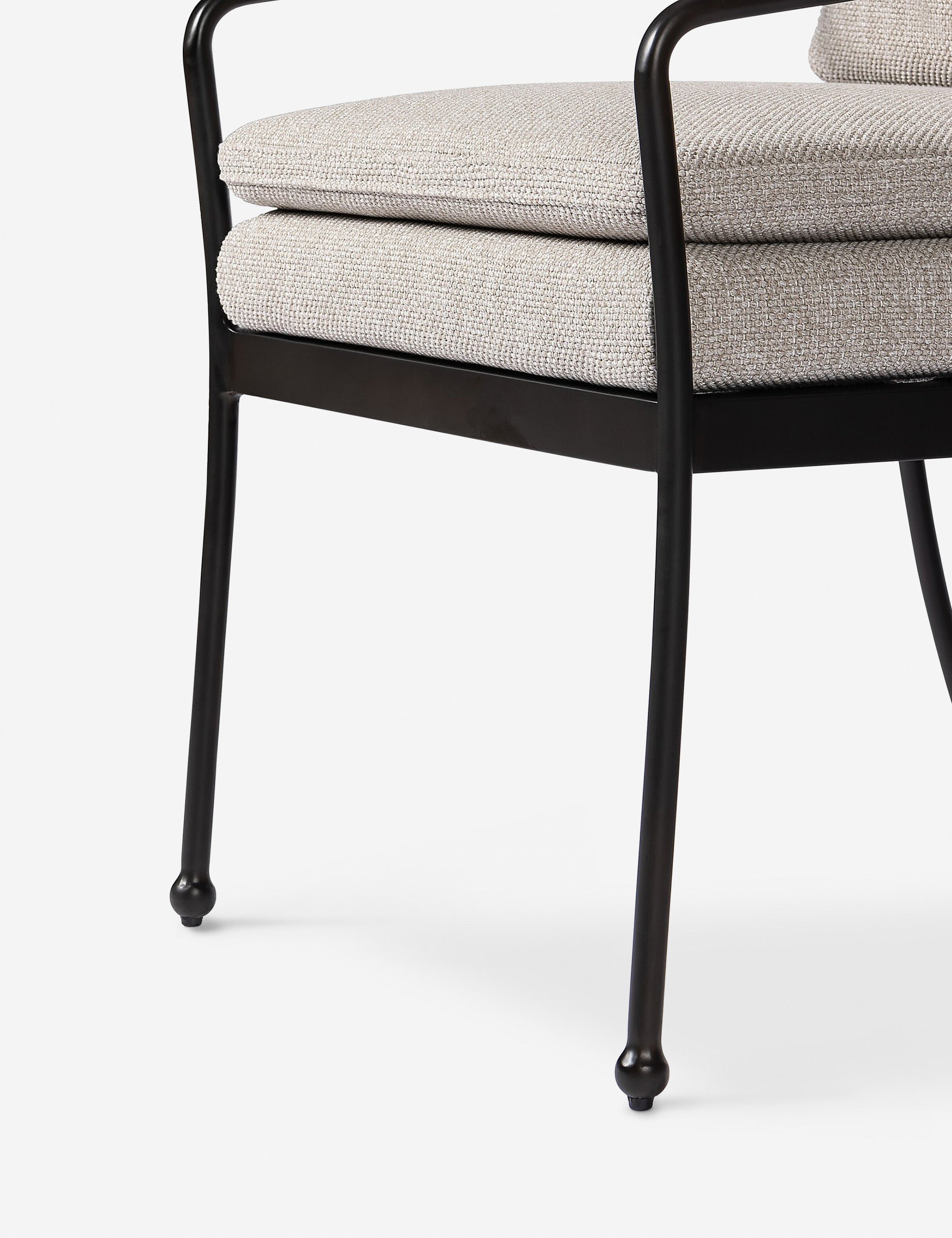 Lulu and Georgia Gracen Outdoor Dining Arm Chair - view 8