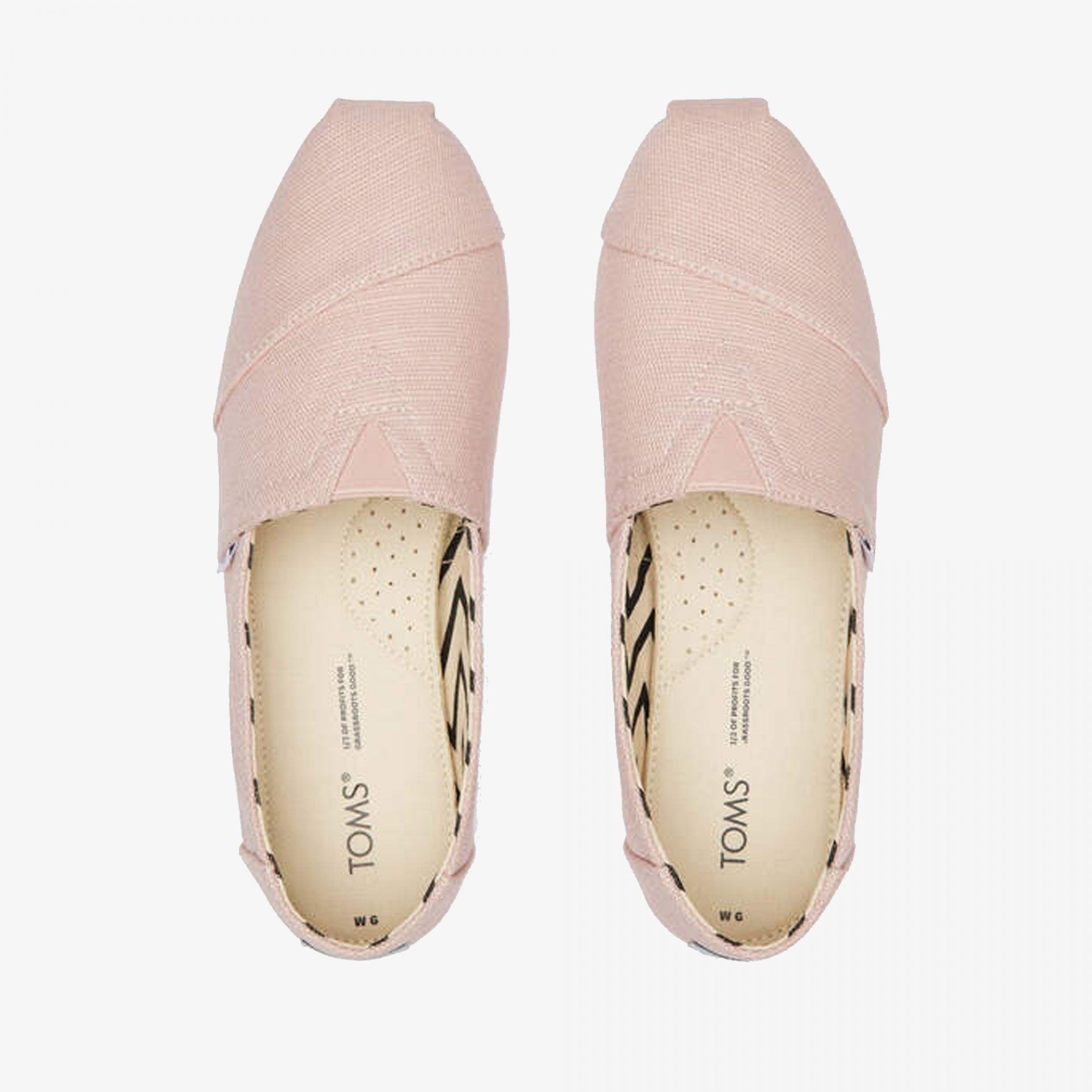 Toms | ALPARGATA HERITAGE CANVAS { CLOUDY PINK / SALMON - view 2