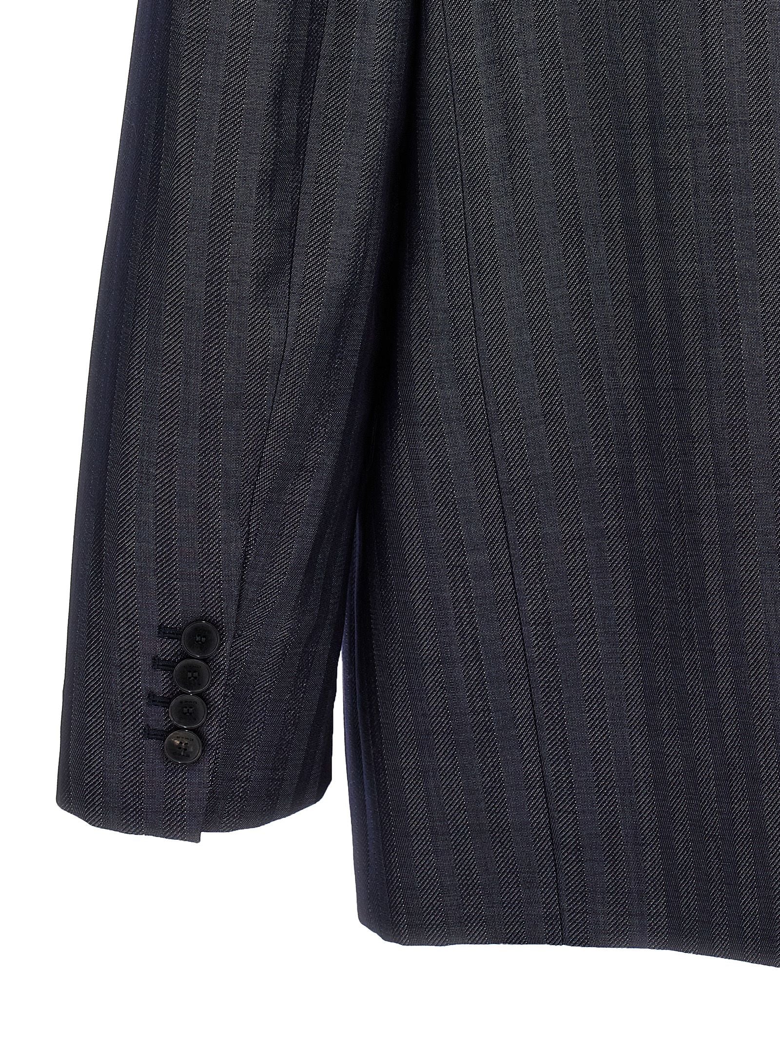Etro Pegaso Single-breasted Blazer – 81% wool, 19% viscose - view 4