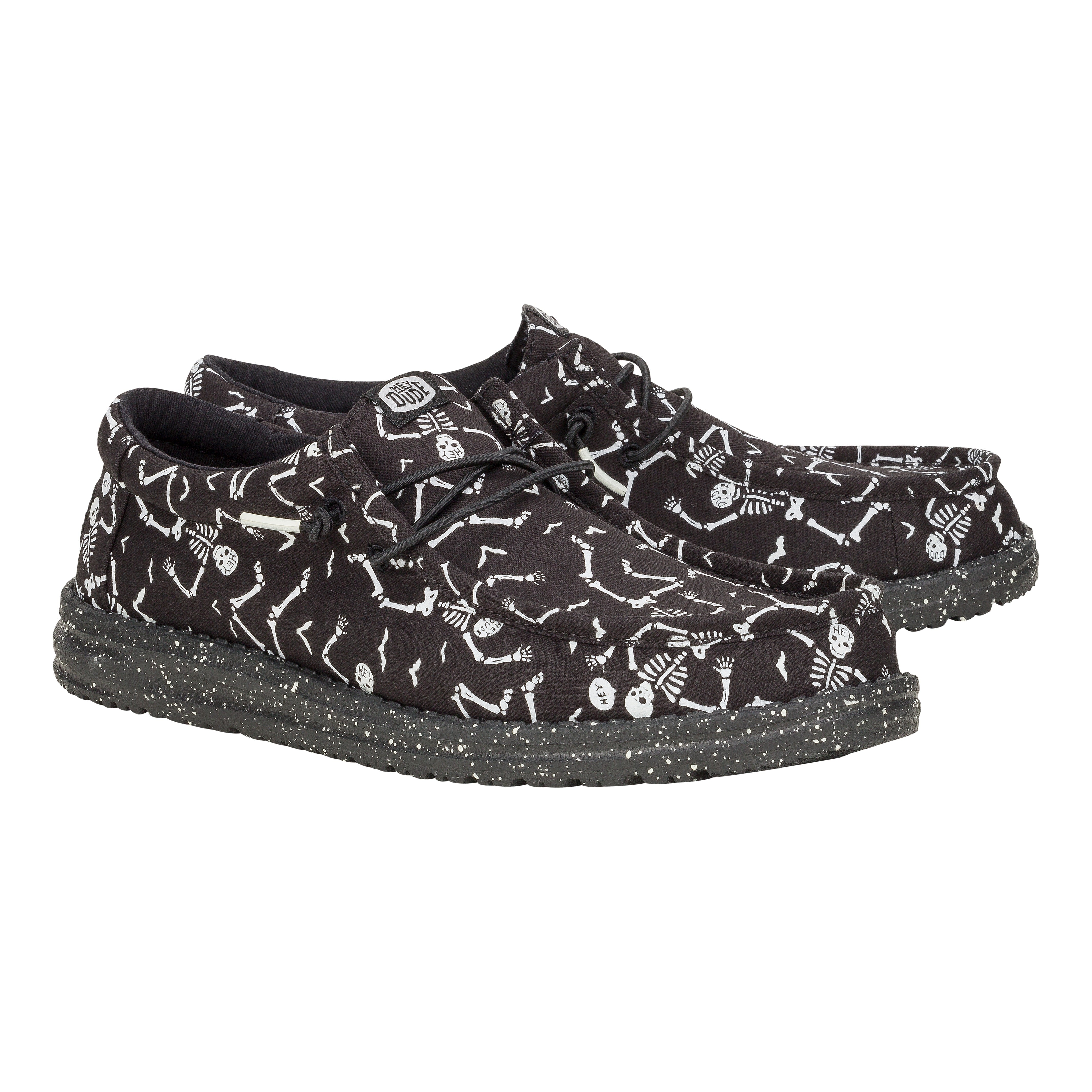 HEYDUDE shoes Wally Skeletons - Skeletons Black - view 2