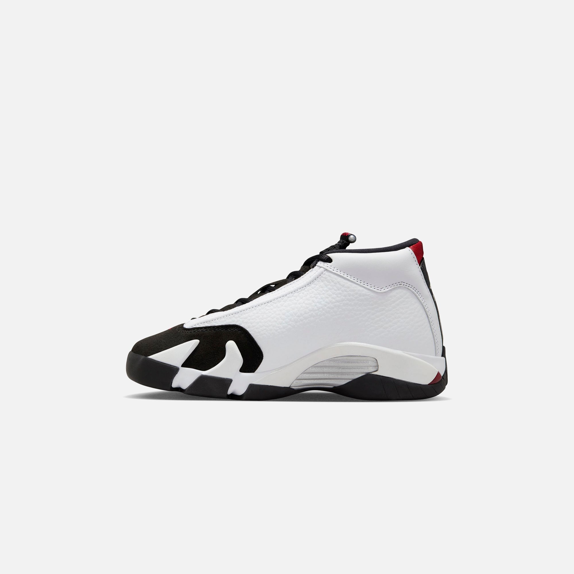 Jordan GS Air Jordan 14 - White / Black / Varsity Red / Metallic Silver - view 3