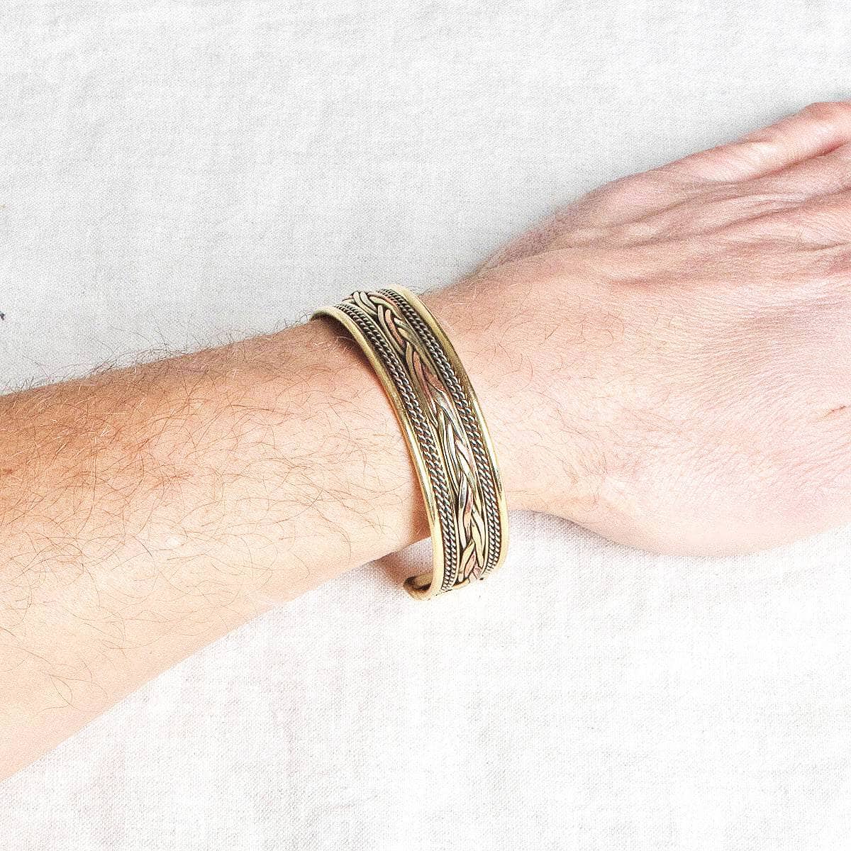 Tiny Rituals Tibetan Handcrafted Copper Braided Rope Healing Bracelet - view 6
