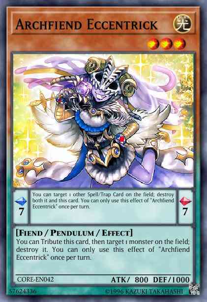 Yu-Gi-Oh! Archfiend Eccentrick - PEVO-EN026 - Super Rare - 1st Edition